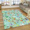 Cute Animal Crossing New Horizons Cartoon Carpet Rug for Bedroom Living Room Home Sofa Decoration,Kid Game Large Decor Floor Mat