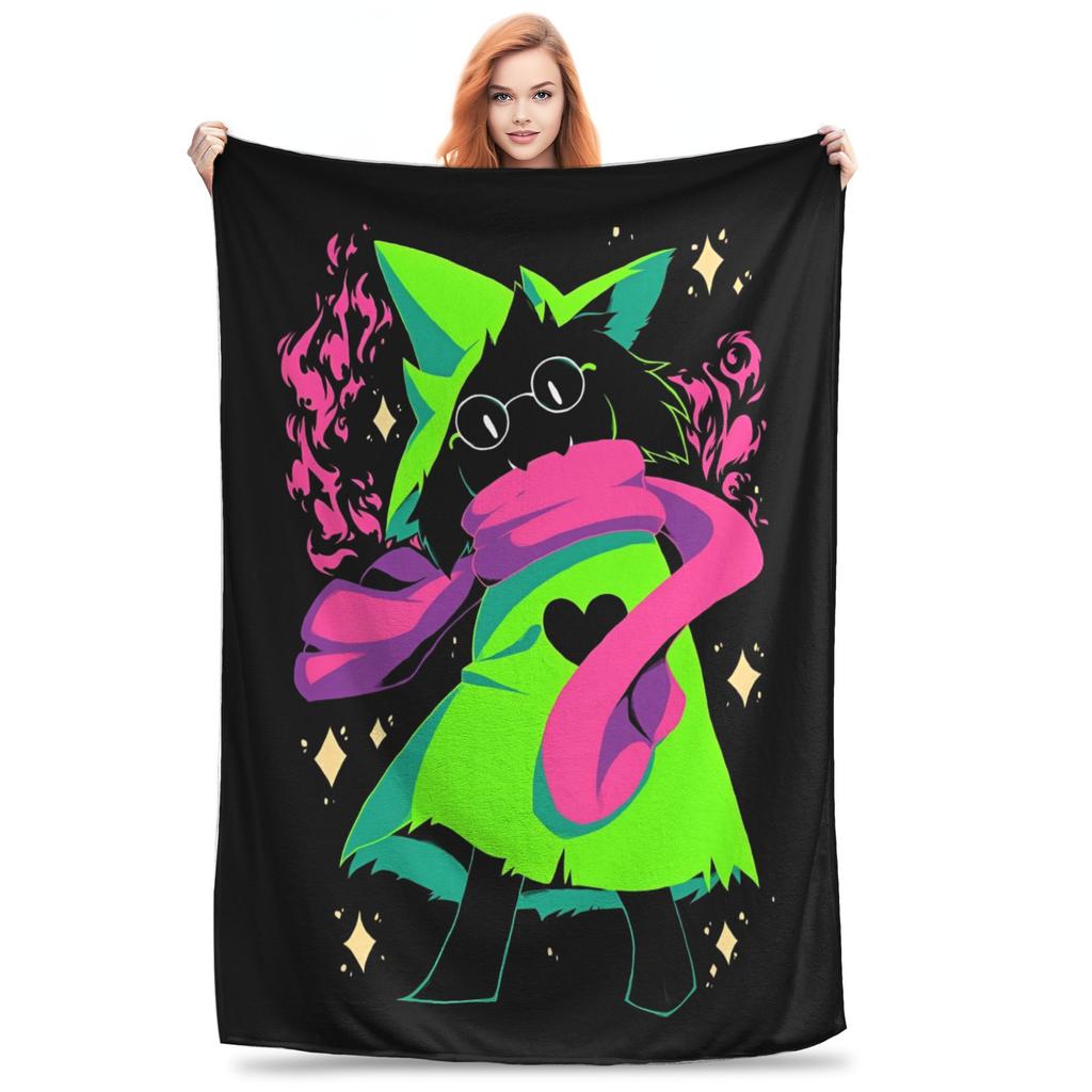 Тенна Deltarune Игровое одеяло Флис Весна/Осень Многофункциональное Мягкое Одеяло-накидка для Кровати Спальни Постельное белье Накидки