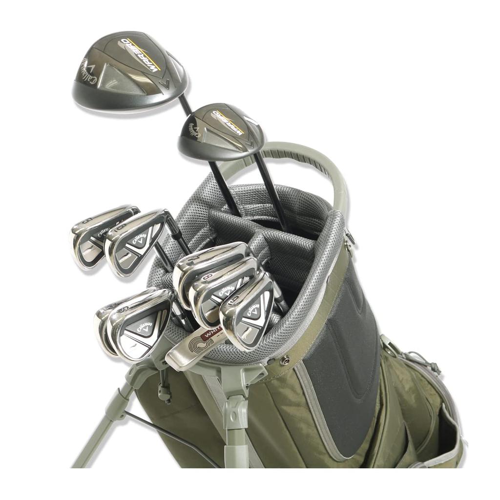 Сумка для гольфа с подставкой, тип 5 делений, совместимая с 47-дюймовым дисплеем BRG223D24 Wolf Gray XP WOLF GRAY Легкая водонепроницаемая 22AW GRAY [Брифинг] 3,1 кг 9,5