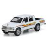 1/32 Scale TOYOTA Hilux Pickup Truck Toy Car Model Diecast Alloy Vehilce Miniature Pull Back Sound & Light Collection Gift Children