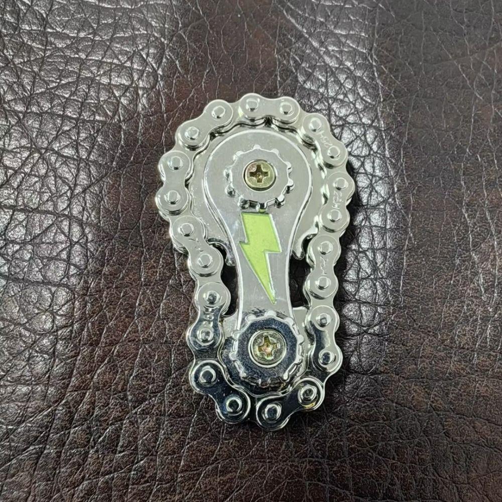 Metal Hand Spinner Chain Gear Chains Gear Wheel Gear Chain Gyroscope Fidget Spinner Classic Toys