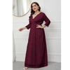 Summer Plus Size 5xl European And American Bohemian Lace  V-neck Women Dresses