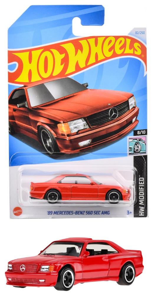 Hot Wheels Basic Car 560 SEC AMG Years Old and HXP91 '89 Mercedes-Benz [Mini Car] [3 Up]
