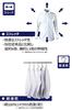 I-shirt Мужская белая рубашка, не требует глажки, эластичная, быстросохнущая, классический крой, длинный рукав, обычный воротник, размер M15120003401, размер L84 (Окружность шеи