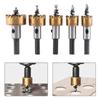 5Pcs/Set New 16-30mm HSS Drill Bit High Speed Steel Quickly Diamond Core Bit Durable Hole Serration Kit For Metal Wood Alloy