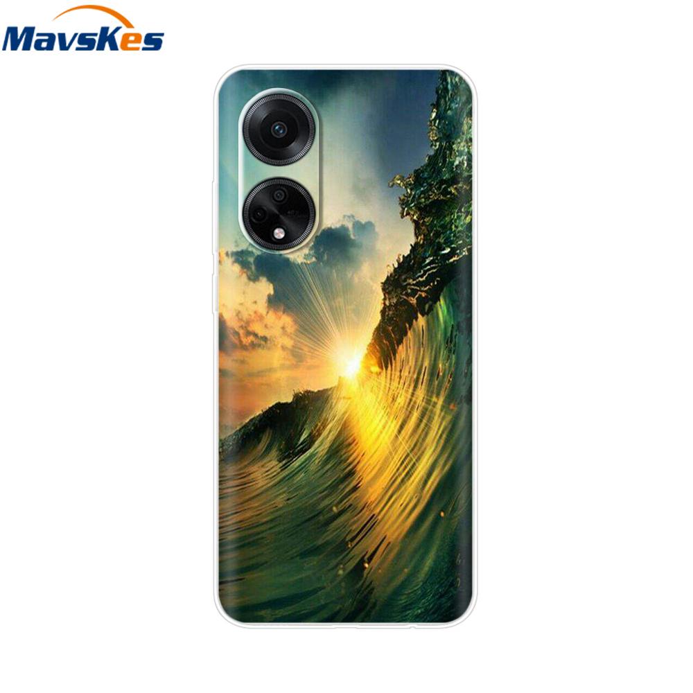Чехол для телефона для OPPO A98 5G Чехол CPH2529 Бампер Милый Мультяшный Мягкий Силиконовый Задний Чехол для Oppo A98 5G A 98 OPPOa98 Fundas Coque