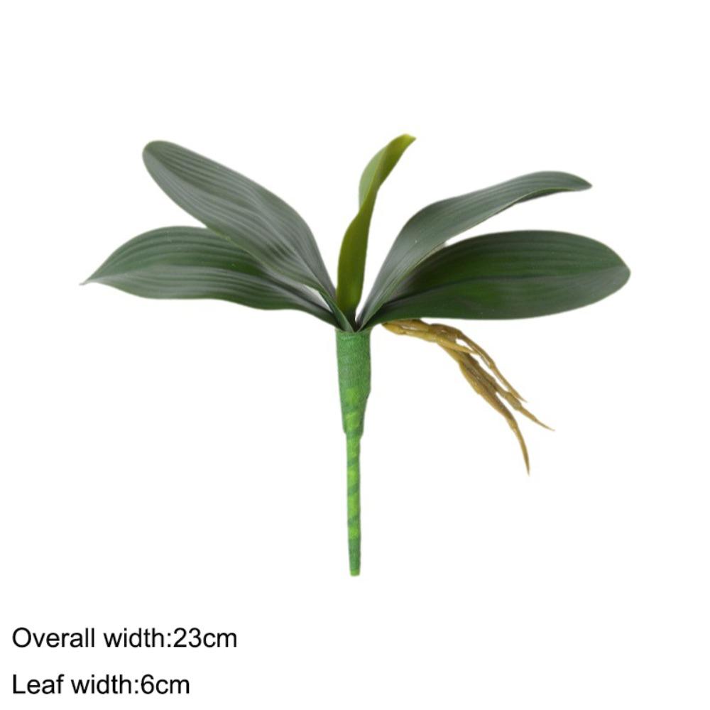 Leaves Decorative Flowers Phalaenopsis Leaf Simulation Leaves Artificial Plants Plastic Grass