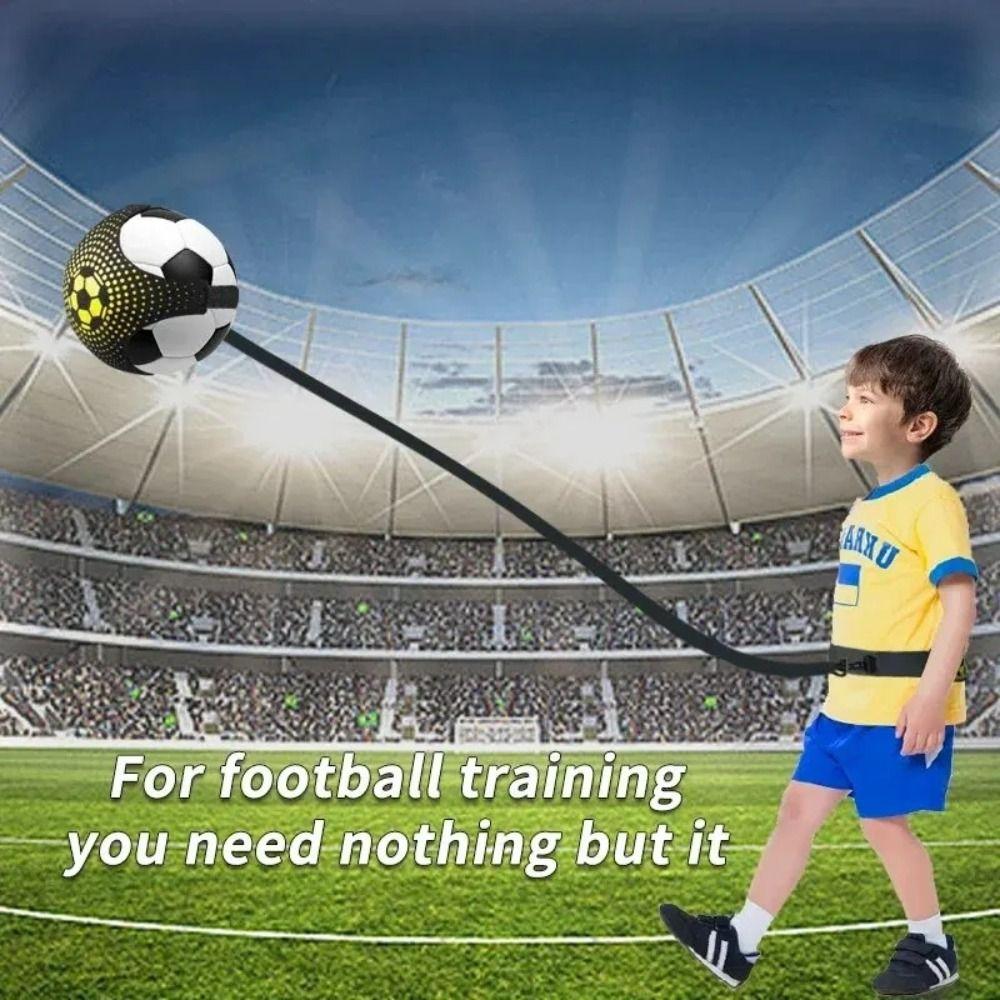 Kicking Soccer Ball Juggle Bags Elastic Belt Soccer Trainer Belt Kids Adults