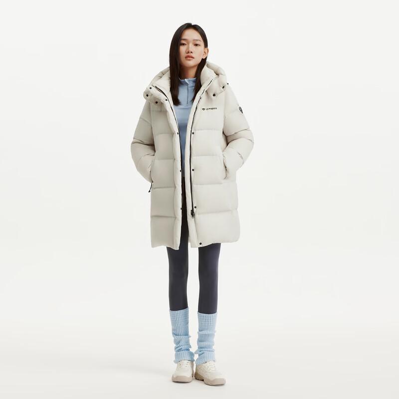 Tanboer Women's Mid-Length Outdoor Down Jacket