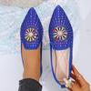 Fashion Women Flats 2025 New Autumn Shallow Shoes for Women Rhinestone Plus Size Sneakers Comfortable Slip On Loafers Zapatos De Mujer