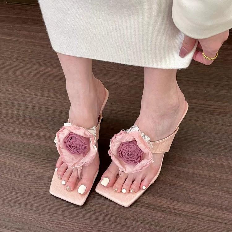 Модные женские туфли на высоком каблуке, женские туфли на плоской подошве, пляжные повседневные сандалии, летняя мода, новые шлепанцы для пляжа, шлепанцы Zapatos Mujer