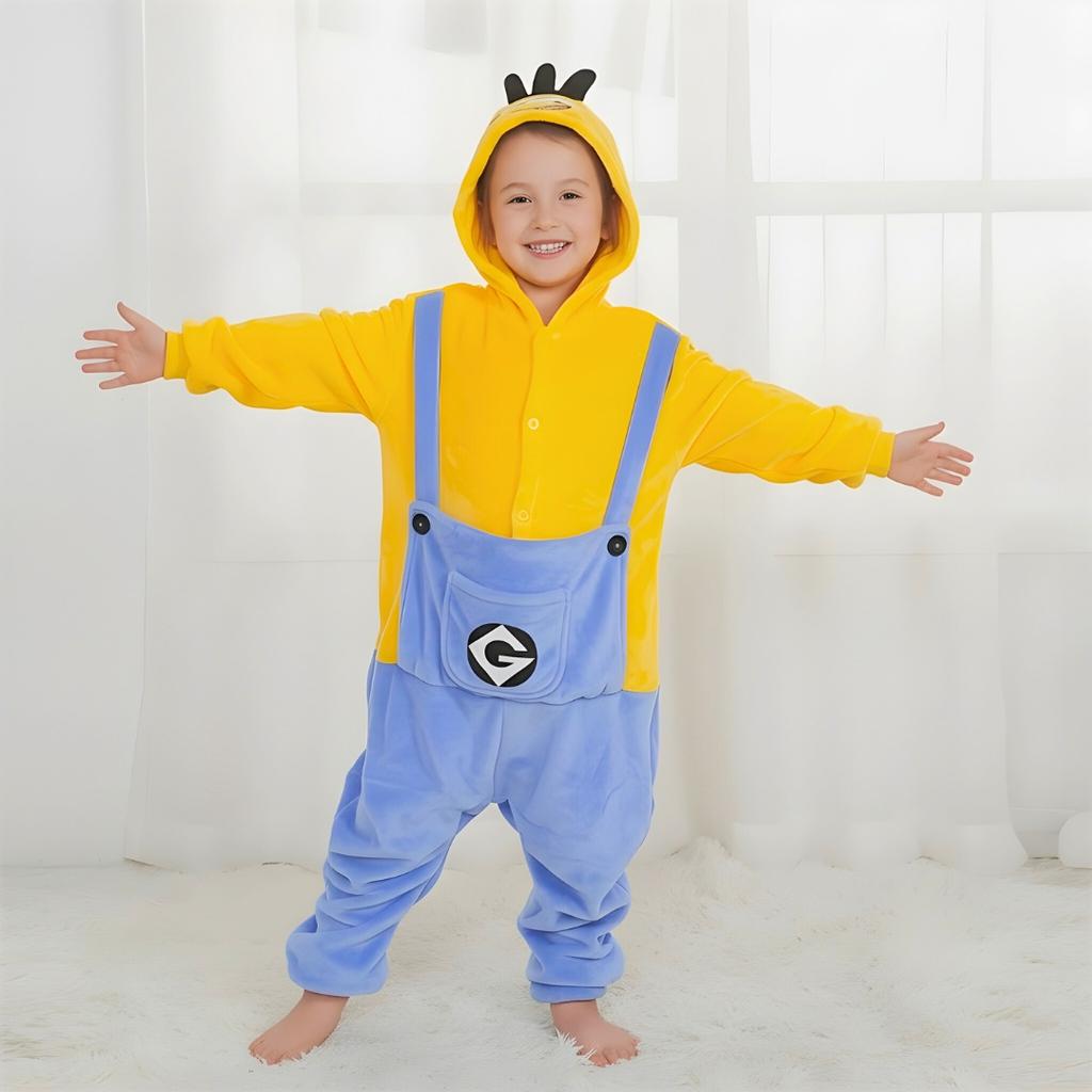 Piżama Onesie Kigurumi Kostium Przebranie Minionek Dzieci 135-145Cm