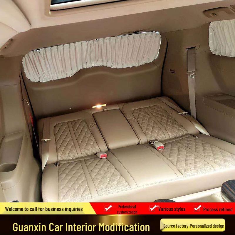 Custom GL8 Aviation Seat with Mirror Floor for Desert Edition