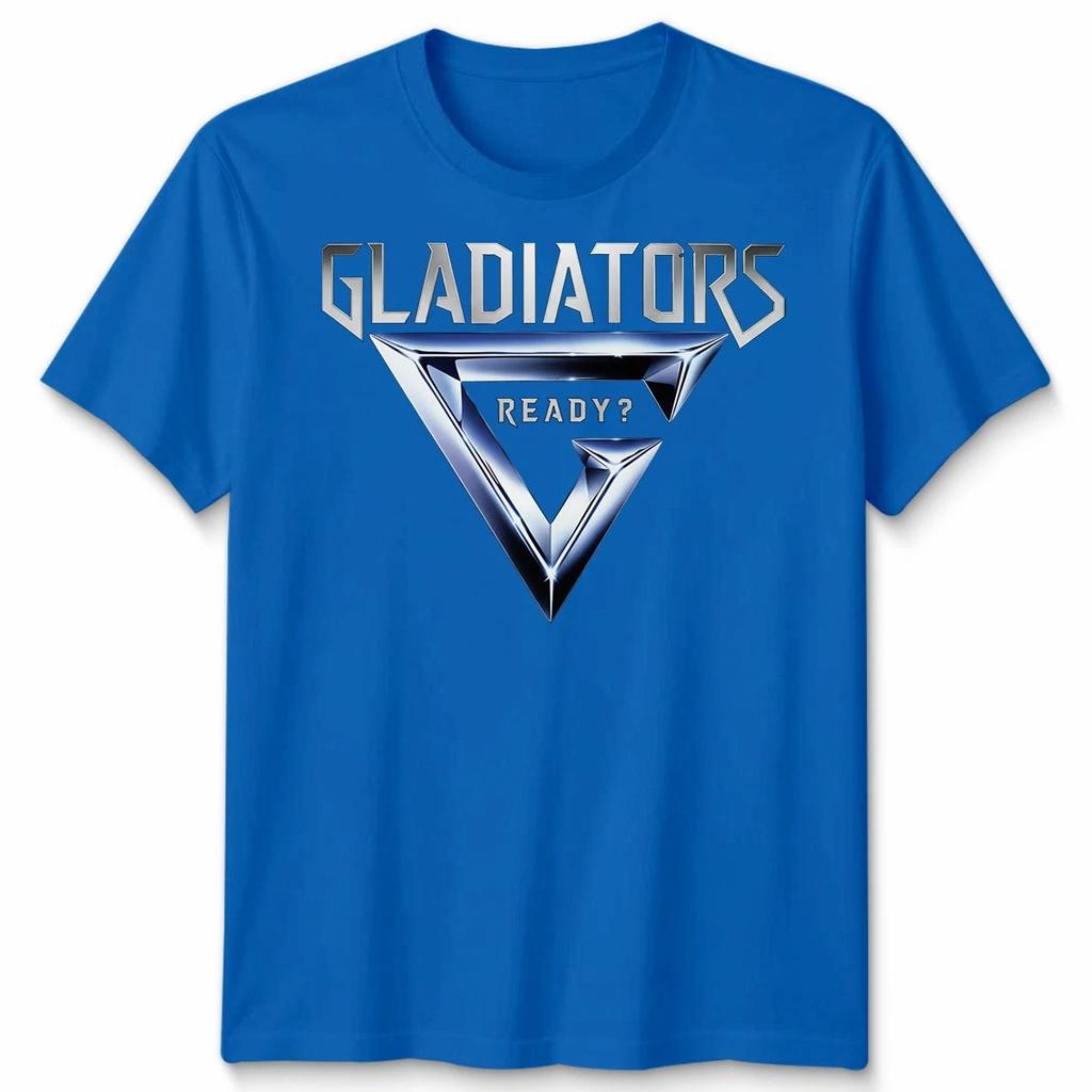 Gladiators Ready T shirt Adults 90s TV Action Sports Game Show Men Women Tee