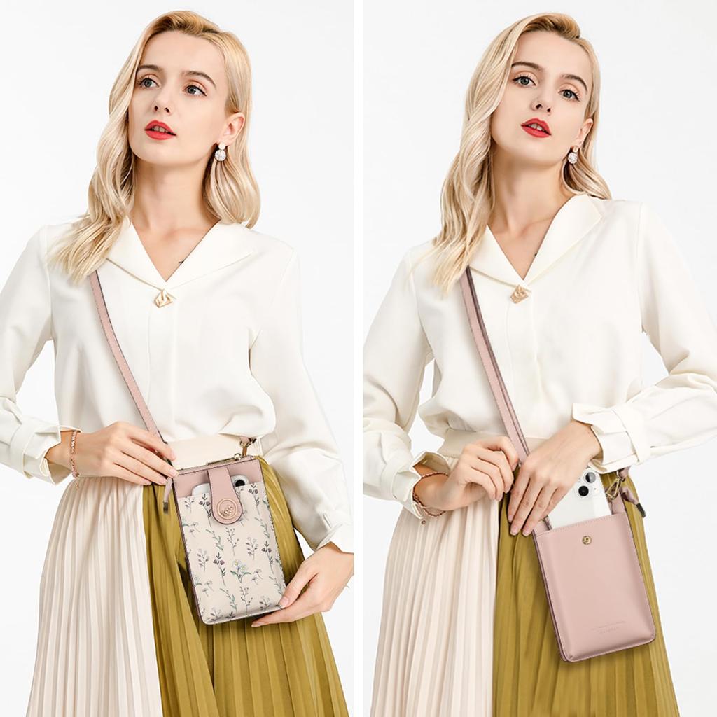 Smartphone smartphone floral mobile phone smartphone shoulder strap [LEEXTON] strap, pouch, women's pochette, crossbody, vertical, lightweight,