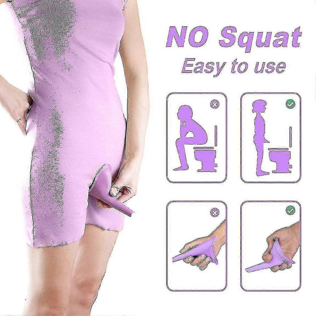 Female Urination Device, 5 Pcs Urinal Funnel For Women Reusable Standing Up Female Pee Funnel For Camping, Hiking