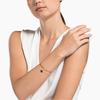 Swarovski Браслет-цепочка скрученная с круглым логотипом Ginger Two-In-One для женщин Розовое золото 5389046