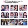 2nd Single Album Love Dive Sound Wave Lucky Draw Official Photocard Postcard