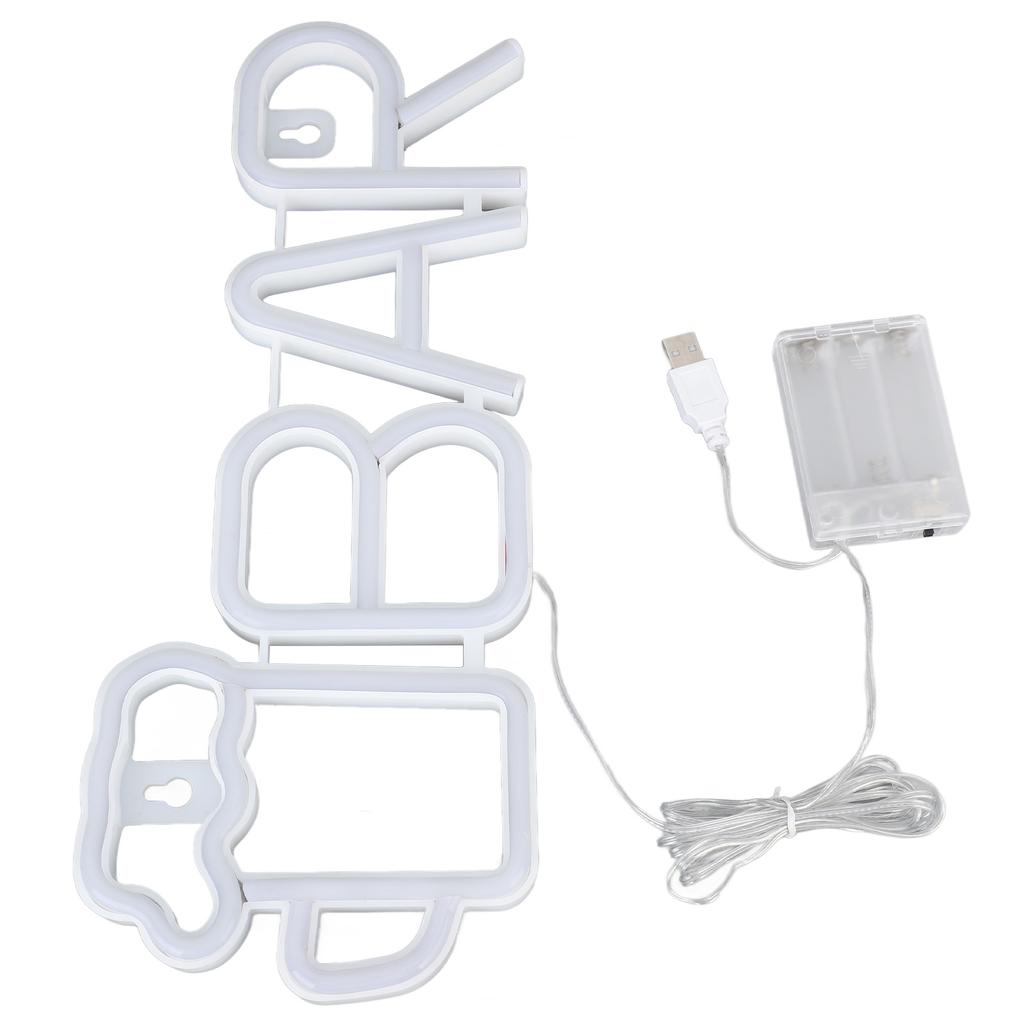 LED Neon Sign BAR Shape Design USB Or Battery Powered High Safety Widely Used Bar Neon Light for Bedroom Party Backyard