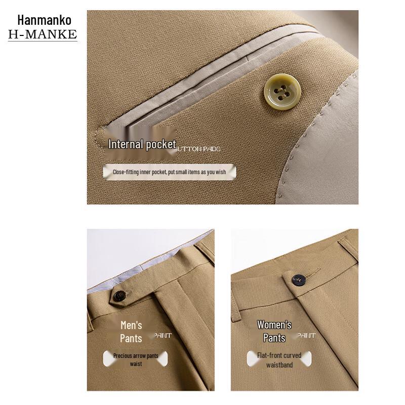 HANMANKE Женский профессиональный костюм с блейзером