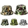MUQZI Sports Accessory Fashion Camouflage Sun Block Bucket Hat Outdoor Breathable Hiking Fishing Cap