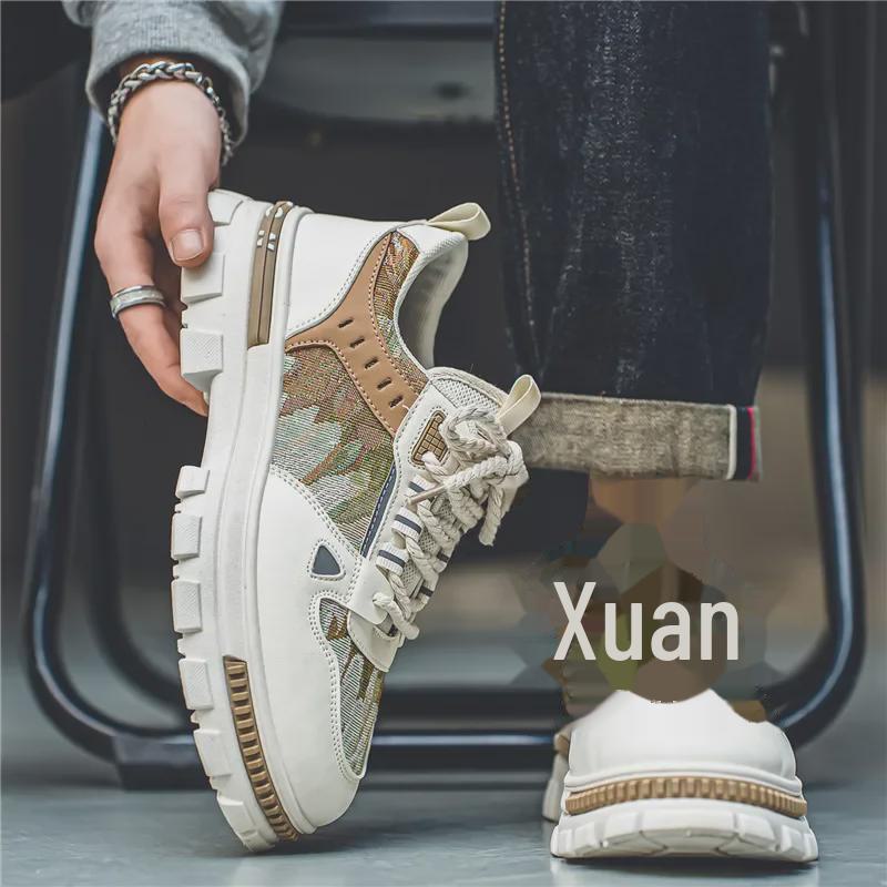 Мужские кроссовки Air Force One Low-top осень/зима: Forest Ink, Воздухопроницаемый, Для отдыха на природе