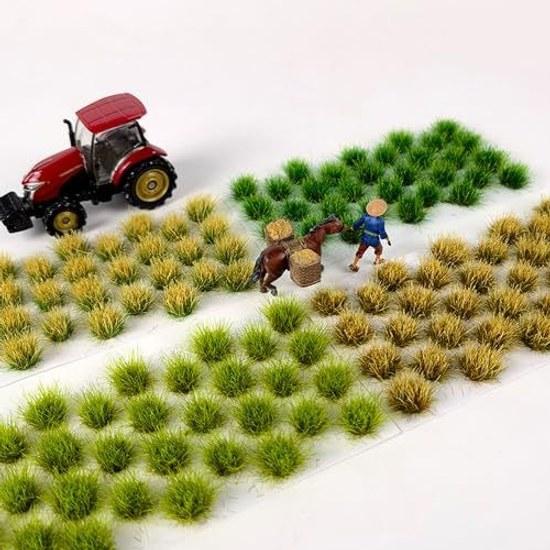 Diorama grass (32 plant set) railway model spring hobby DIY materials buildings miniature battlefield scenery realistic stylish interesting gift