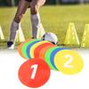 11PCS TPE Training Discs Round Flat Field Markers Durable Spot Markers  Classroom Games