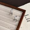Knot Diamond High-end Temperament Earrings Niche Design Fashionable Personalized Earrings Simple Light Luxury Kink Earrings Women