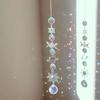 Star Sun Catcher Faux Crystal Prism Rainbow Maker Stars And Moon Colorful Hanging Suncatcher for Window Home Garden Decoration
