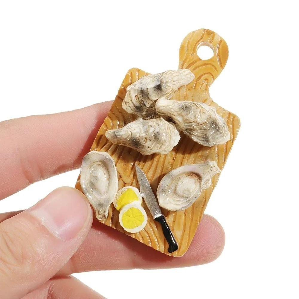 Симулятор разделочной доски Разделочная доска Мини Смола Пищевые игрушки Магнит на холодильник для кухни Декор для дома