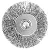 Щетка-крацовка стальная 10 шт. Щетка проволочная 25 мм Дисковые щетки из нержавеющей стали Для шлифмашинки Инструмент