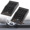 OULEME Автомобильные шинные рампы для заниженных автомобилей, грузоподъемность 6 тонн, помощь домкрату, легкие, компактная ширина, набор из 2 штук, черные