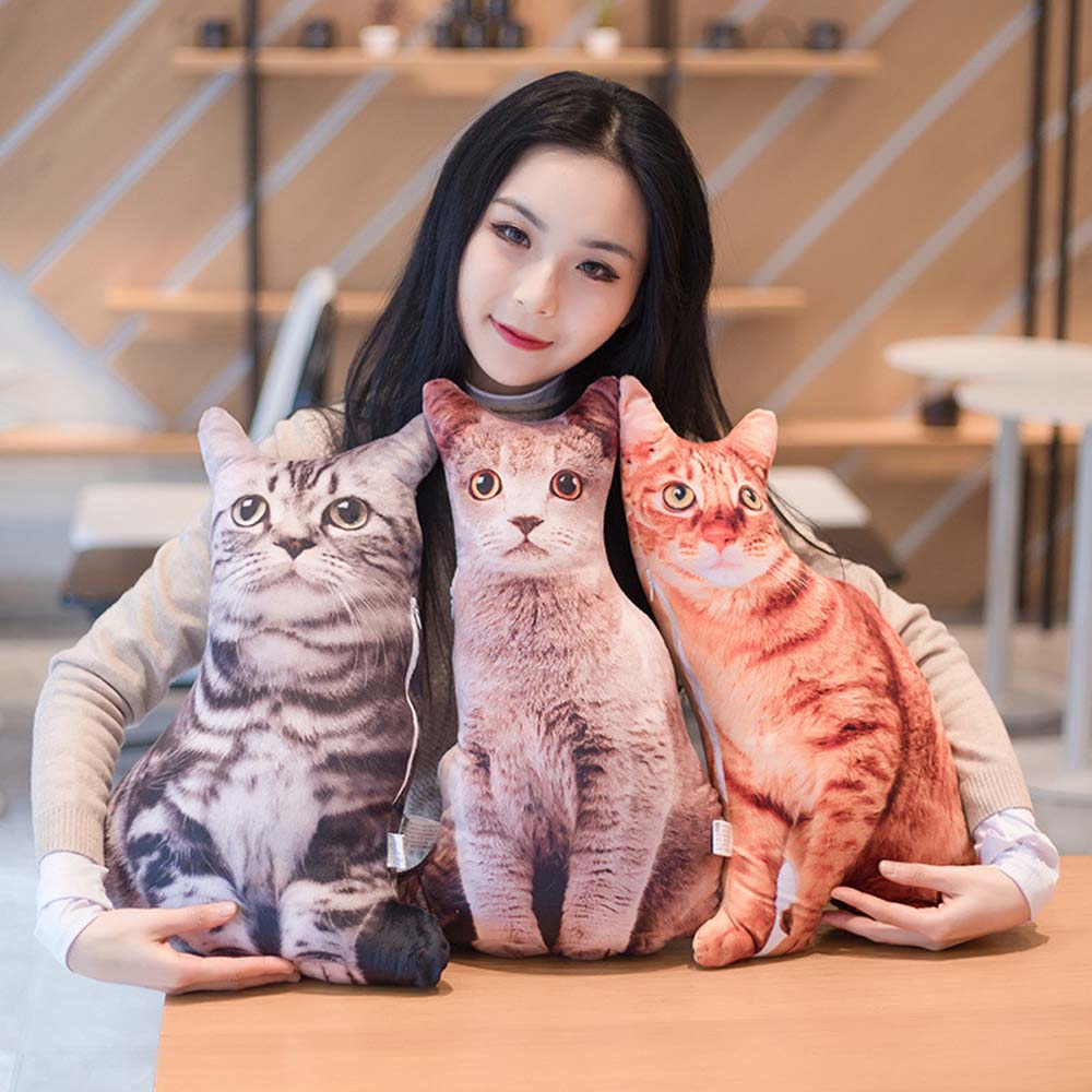 Creative Bedding Neck Protection Napping Sleep Cat Shape Throw pillow Cushion Home Textile Pillow