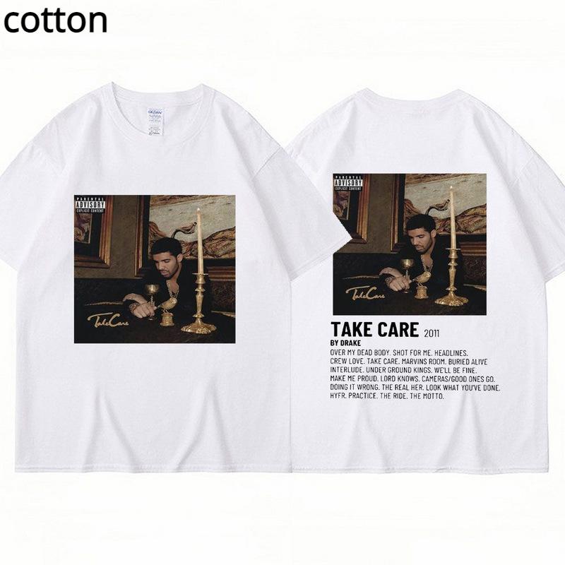 Рэпер Дрейк Музыкальный Альбом Take Care Футболка Мужчины Женщины Мода