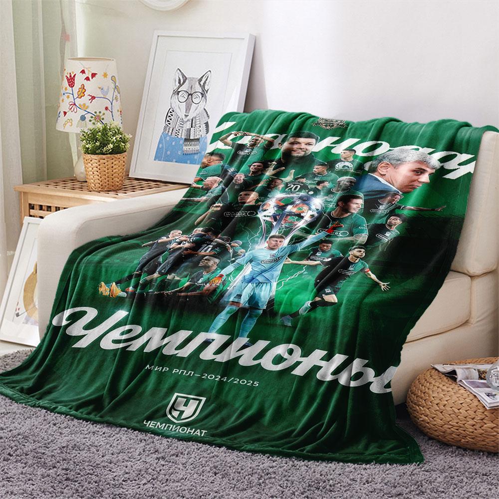 1PC FC Krasnodar Pride Blanket, High quality Comfortable for All Seasons, Home Decor, Warmth and Comfort