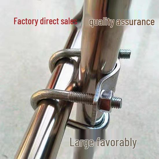 Stainless Steel 25mm Six-Point Pipe Connector for Galvanized and Iron Pipes