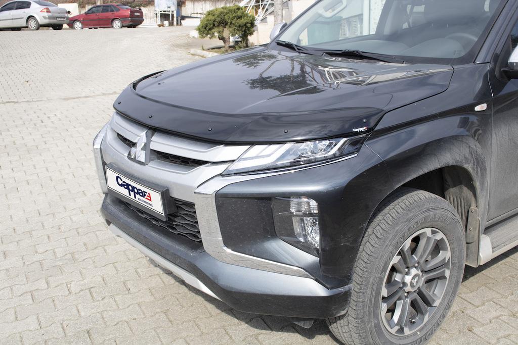 Дефлектор капота (2019-2024, EuroCap) для Mitsubishi L200