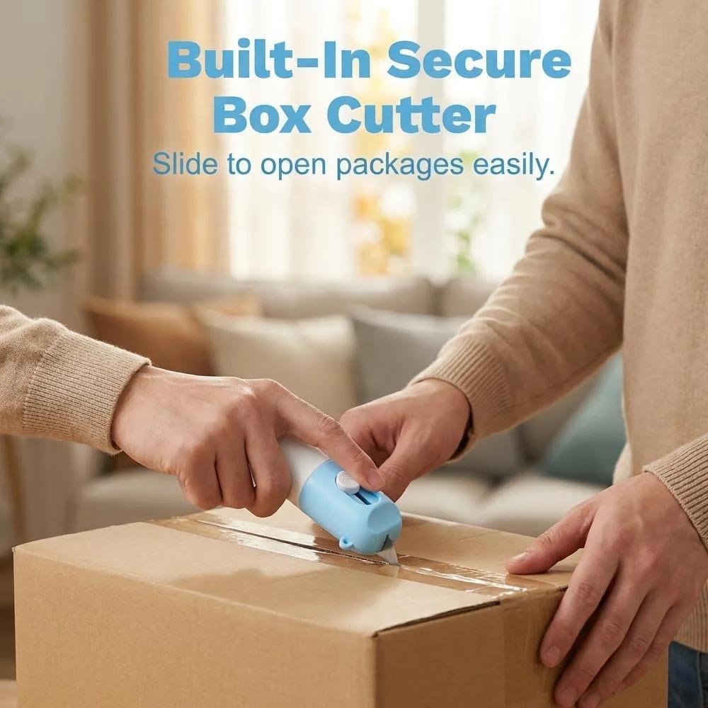 2-in-1 Box Cutter Thermal Paper Eraser, 2026 New Water-Based Thermal Paper Eraser Pen with Unboxing Knife