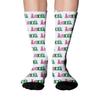 Cute And Playful Socks Mid-Calf Socks Long Socks Printed Socks