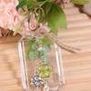 Anime Green Four Leaf Clover Cosplay Keychain Keyring Phone Chain Key Chain Pendant Jewelry Accessory Props Friendship Gift