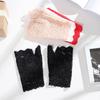 Spring Summer Sunscreen Dance Lace Gloves Fingerless Mittens Driving Gloves Short Gloves