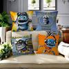 C-Crazy Frog DJ Ding D-Ding cushion  Pillow Gift Home Office Decoration Bedroom Sofa Car Cushion Cover case 45x45