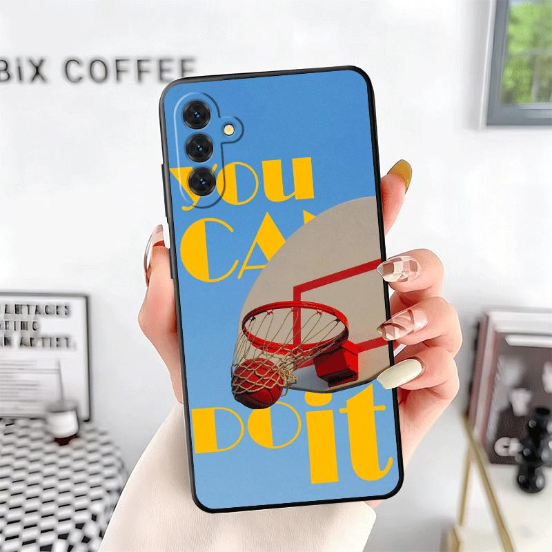Basketball Sports Aesthetics Soft Phone Case for Samsung A17 A37 A57 A16 A26 A36 A56 A15 A25 A35 A55 A14 A24 A34 A54 A13 A23 A33
