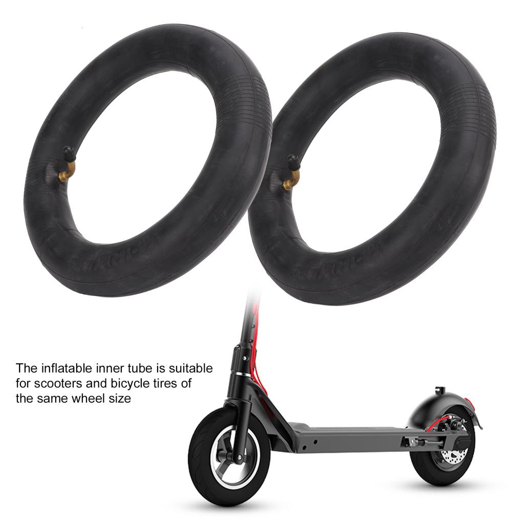 2 Pack 8 1/2x2 Curved Inner Tube + Tyre Tool Inflatable Thickened Reinforced Inner Tube for M365 Electric Scooter