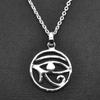 Ожерелье с подвеской Evil eye Design Твердая подвеска из стерлингового серебра 925 пробы с цепочкой Ювелирные изделия для женщин или девочек