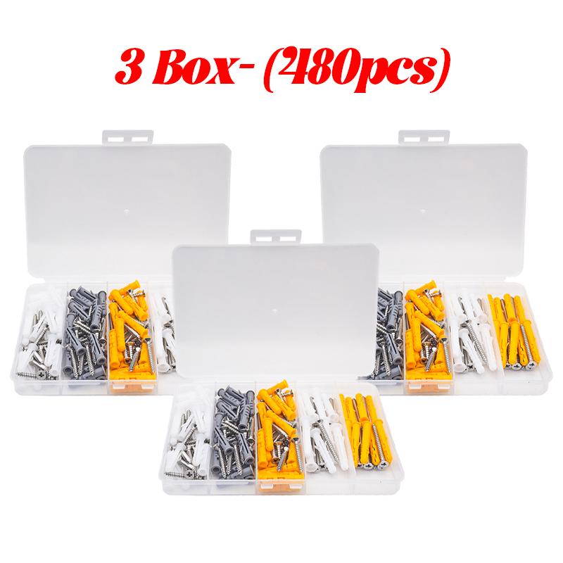 Пластиковая оболочка саморезы крестовые наконечники нержавеющая сталь распорный винт дюбель для стены сверлильный дюбель болт трубная стойка крепеж