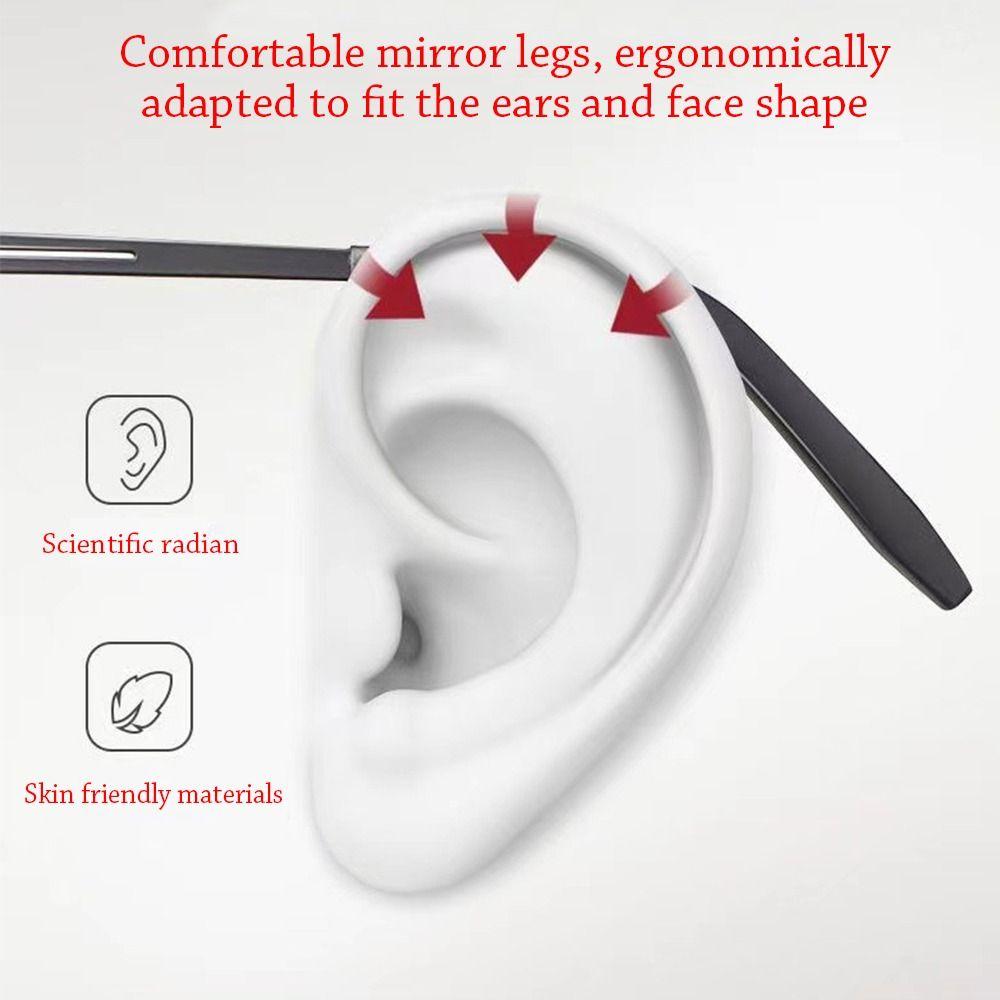 Eye Protection Vintage Elegant Eyeglasses Anti-Blue Light Reading Glasses Ultra Light Frame