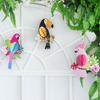 1 набор подвесок «Тропические птицы» Красивые декоративные красочные тропические птицы попугаи Гавайская тематическая вечеринка украшения для дома