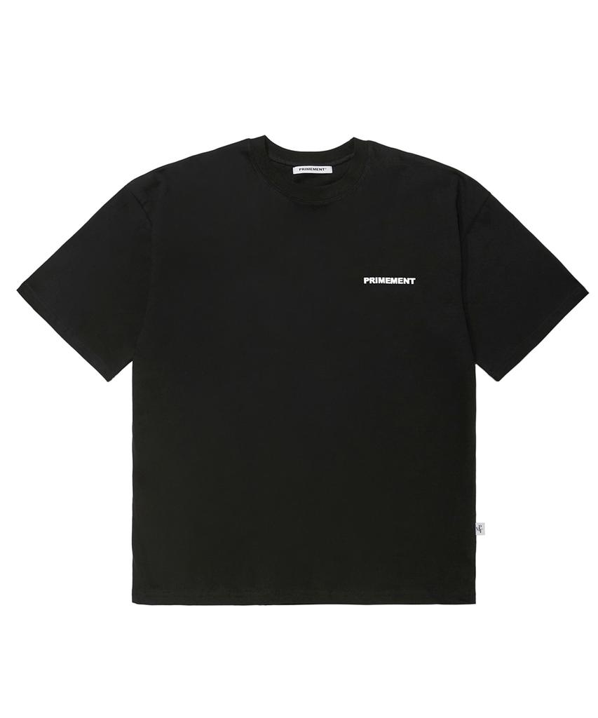 PRIMEMENT 3M Scotch Oversized Short Sleeve Tee Black